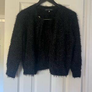 Saks Fifth Avenue Black Textured Sweater